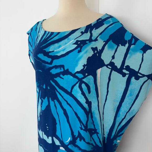 Lilly Pulitzer Tessa Get Inky Dress in Sparkling Blue Pullover Styling | L - Picture 5 of 14